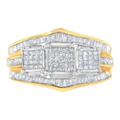 10K Two-Toned Gold 1.0 Carat Diamond Ring
