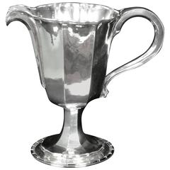 Rare Omar Ramsden 1932  Large Silver Jug