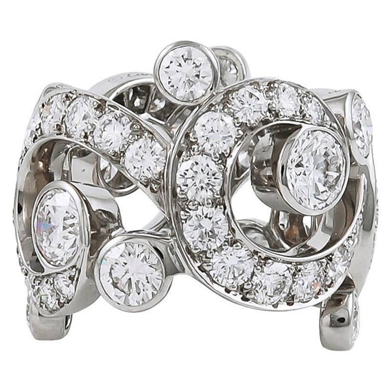 Cartier, bague d'éternité Boudoir en diamants en vente