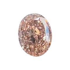 Raro diamante rosa naturale ovale da 3,14 carati certificato GIA # 6194911876