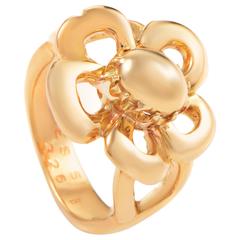 Hermes Gold Flower Ring 11