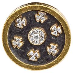 Gurhan Diamond Gold Cluster Handmade Ring
