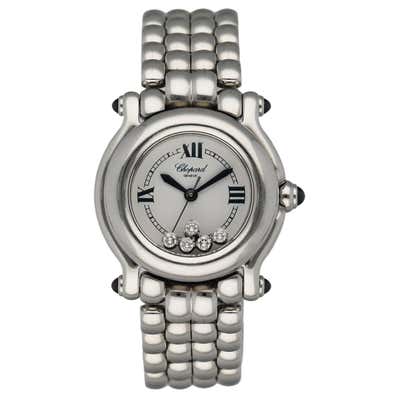 Ladies Chopard Happy Sport Floating Diamond Snowflake 27/8949 at 1stDibs