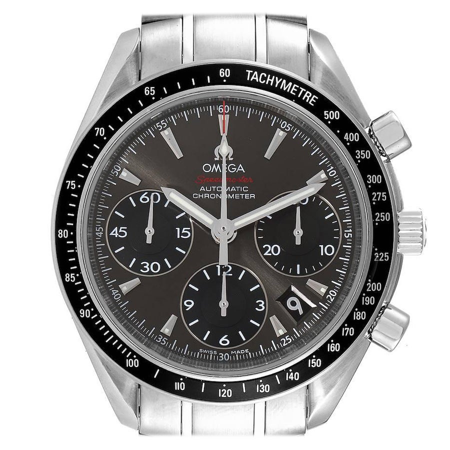 Omega Speedmaster Day Date Grey Dial Watch 323.30.40.40.06.001 For Sale ...