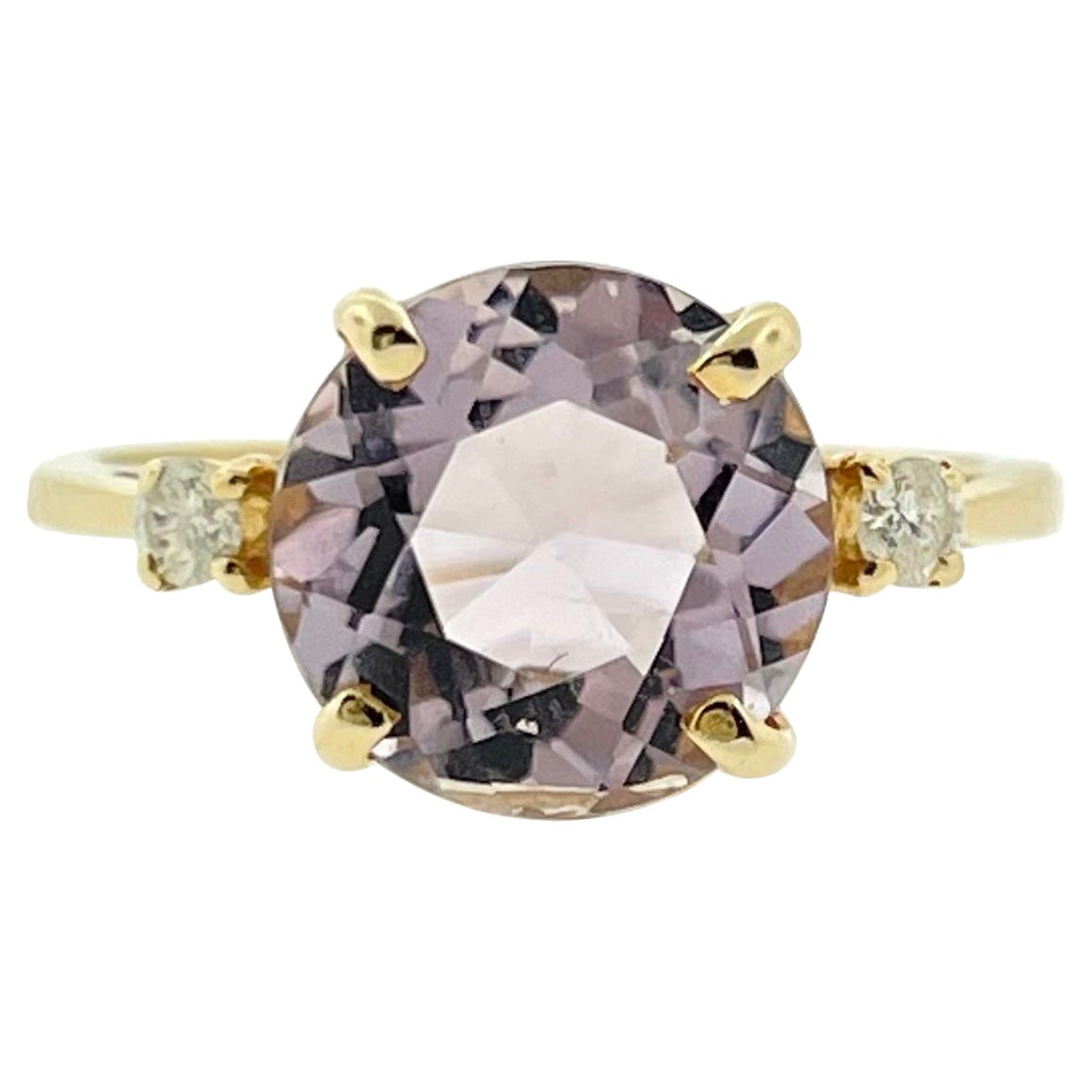 Round Amethyst Ring For Sale