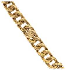 Rolex Watch on Georges L'Enfant Link Bracelet 18 Karat Yellow Gold 110.5 Grams