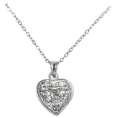 D colour .72 Ct. Heart Shape Diamond Pendant.