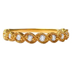 0.45 Carat Diamonds G Color 10K Yellow Gold Wedding Band/Ring