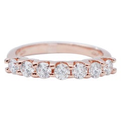Diamonds, 18 Karat Rose Gold Engagement Ring