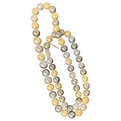 Vintage Opera Length South Sea Pearl Necklace