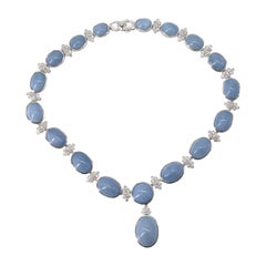 14K Opal and Diamond Necklace