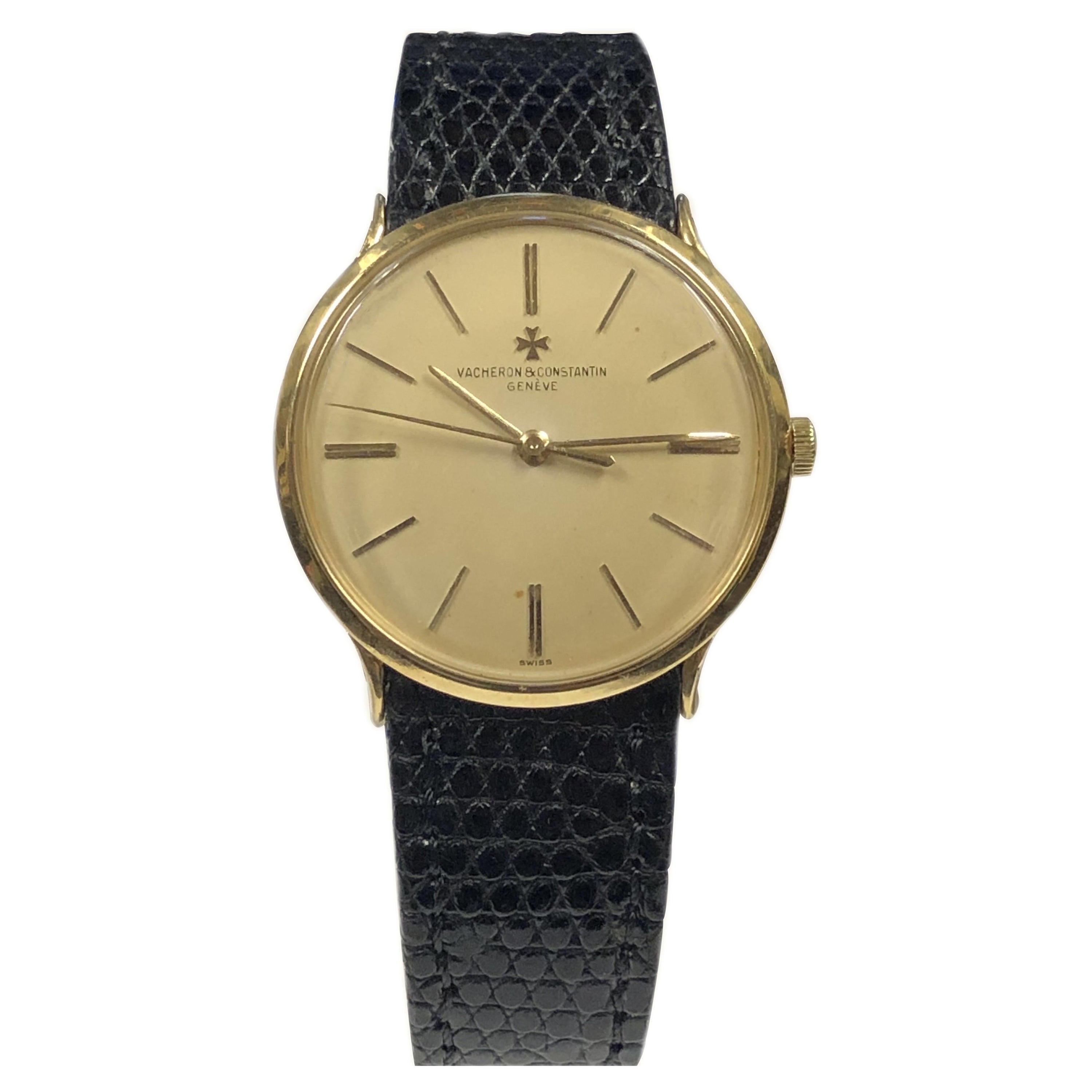 Vacheron & Constantin Ref 6182 Vintage Yellow Gold Manual wind Wrist Watch
