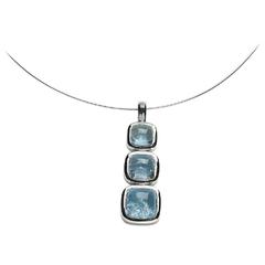 Aquamarine Gold Pendant 6