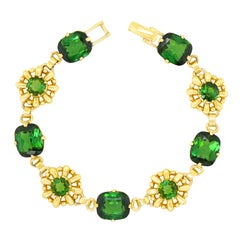 Tiffany & Co. Tourmaline-Set Gold Bracelet