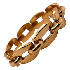 Vintage Cartier 18 Karat Yellow Gold Bracelet