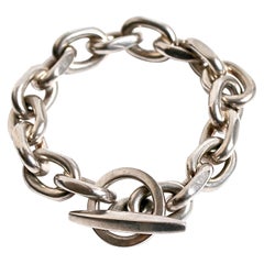 Bracciale a catena pesante in argento sterling Randers Denmark