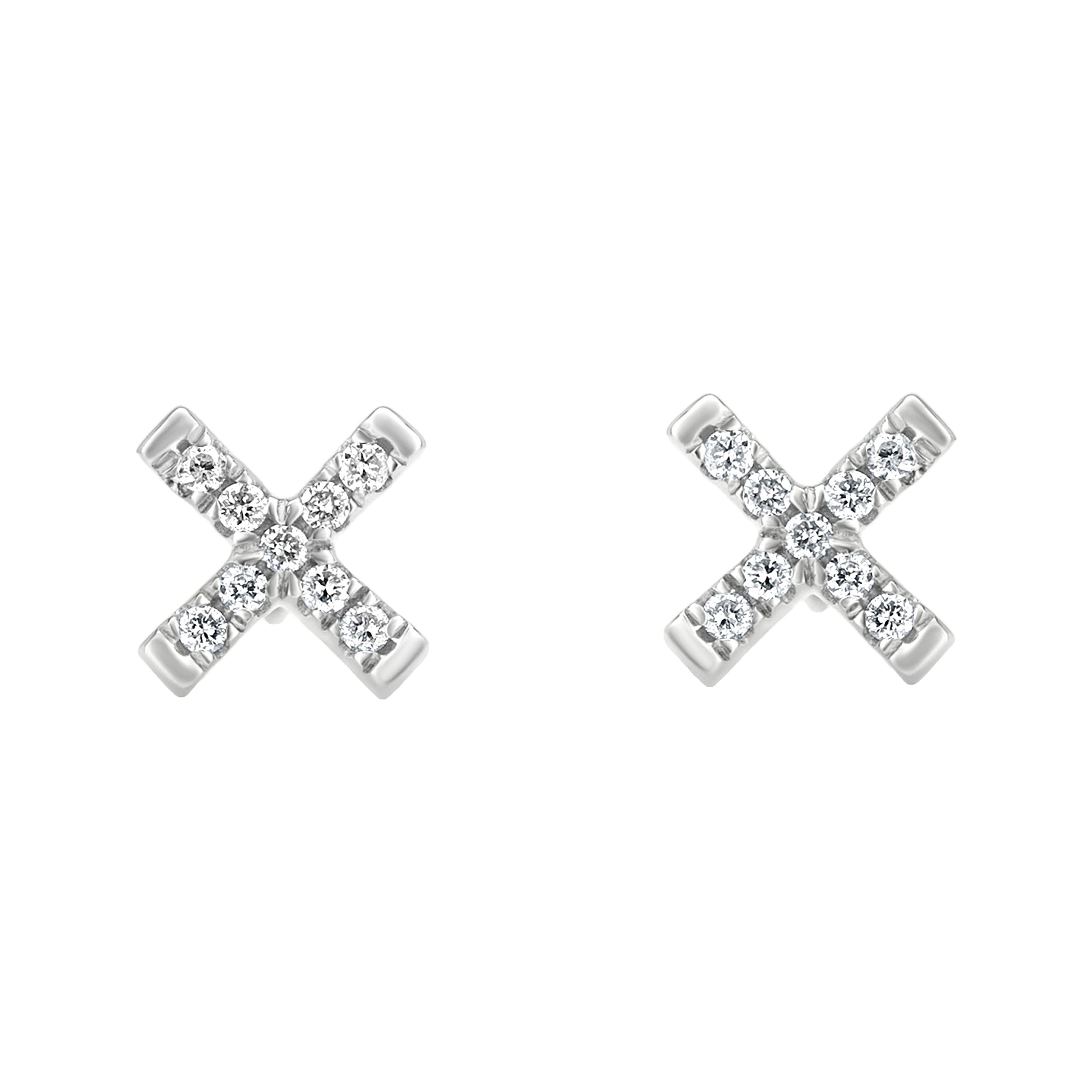GIA Certified Pink Purple Diamond Stud Earrings in 18K White and Rose