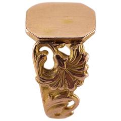 Early 1900s Gold Signet Ring
