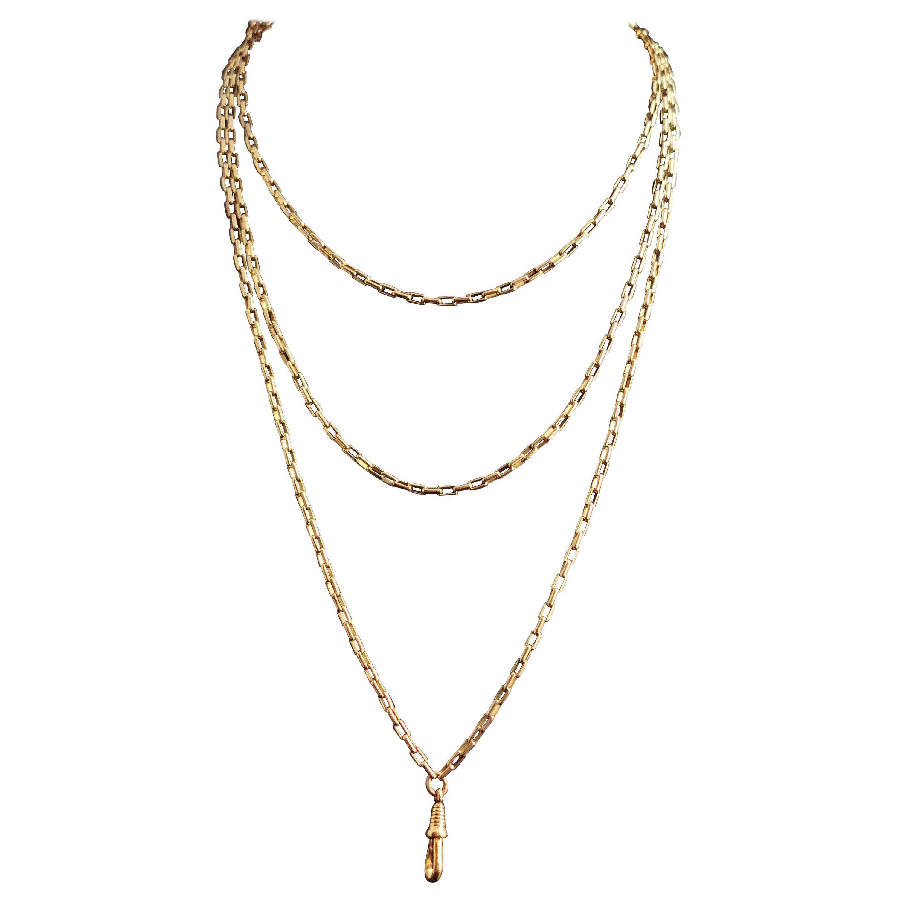 Antique Russian Gold Rope Chain Necklace at 1stDibs russian gold chain necklace, russian gold