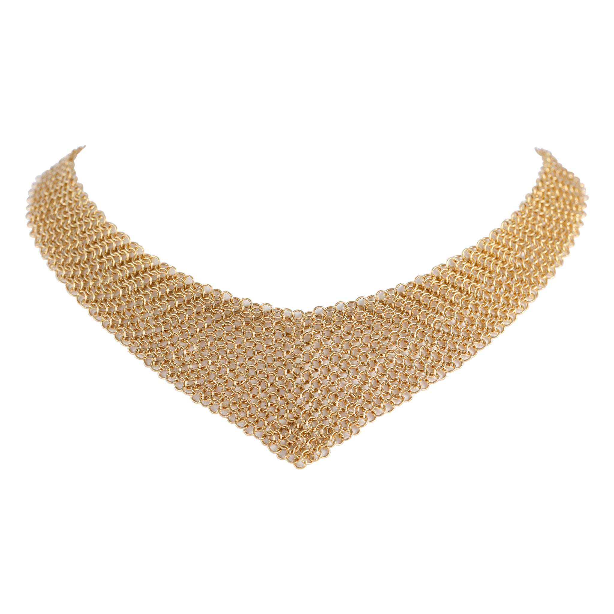Elsa Peretti for Tiffany and Co Mesh Scarf Necklace