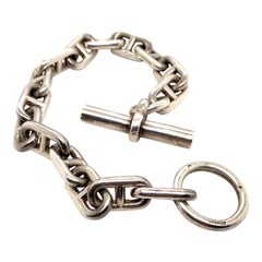 Vintage Hermes Chain Bracelet - 3 For Sale on 1stDibs | hermes 