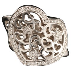 Nuovo / Anello con cuore di diamanti di Pasquale Bruni / Made in Italy / Oro 18 carati