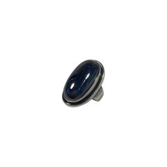 Georg Jensen Sterling Silver Ring No 46E with Hematite Stone