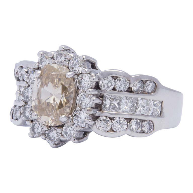 BO Adama plaqué or et diamants champagne main image 0