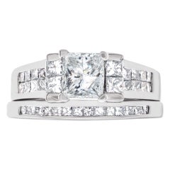 GIA Certified Rectangular Modified Brilliant 1.01 Carat Diamond, 'F Color, I3'