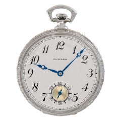 Howard Pocket Watch 14k White Gold Case Manual