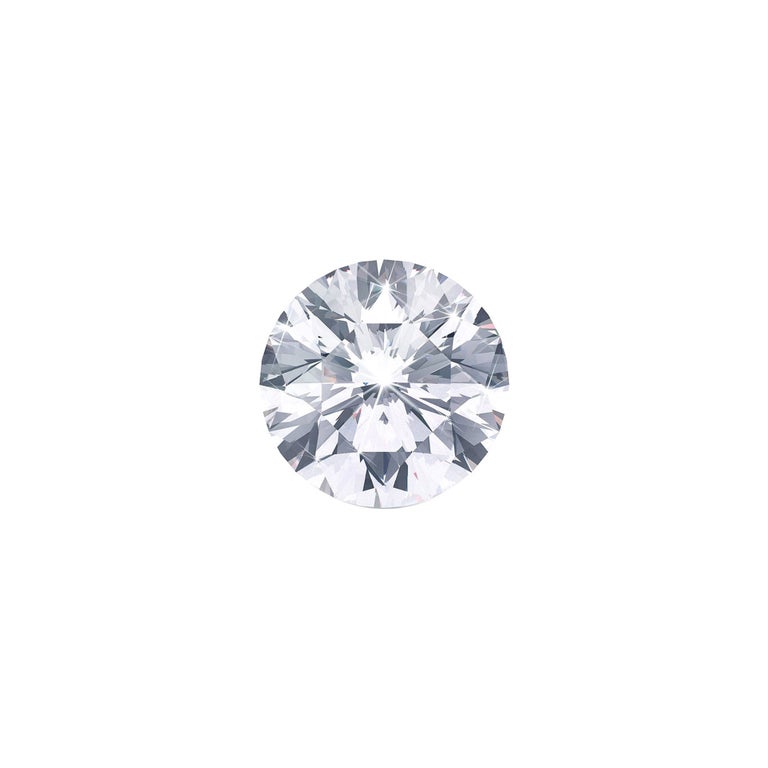 Gia Certified Round Diamond .70 Carats 'H color, SI2 clarity' For Sale ...
