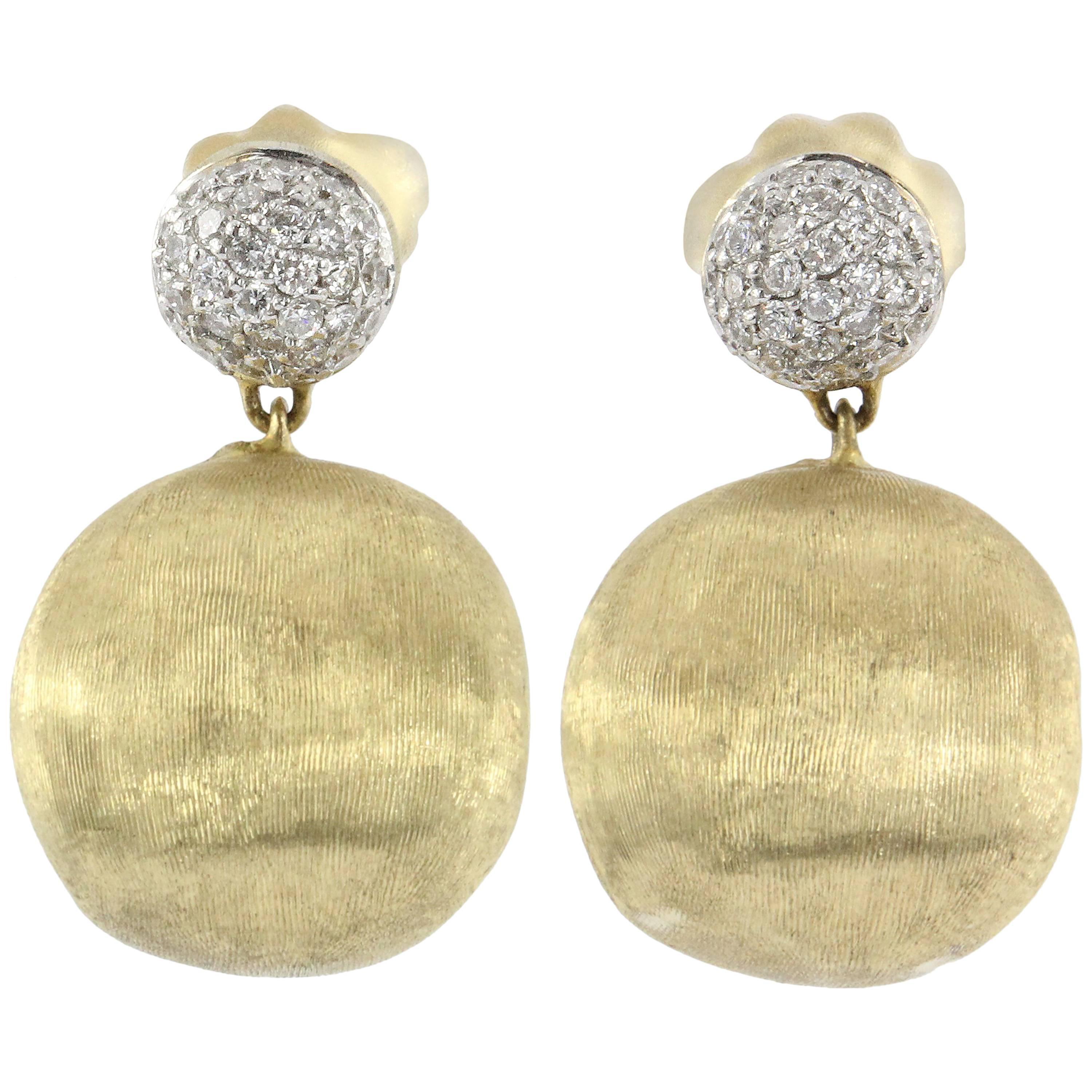 Marco Bicego Diamond & 18k Gold Africa Earrings