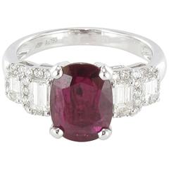 Sublime 2::31 Karat Rubin Diamant Platin Ring