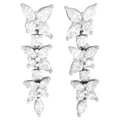 Tiffany & Co. Victoria Platinum 4.25 ct Diamond Earrings