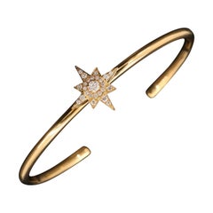 $7500 / Designer Marchesa Snowflake 7/8 Ct Diamond Bracelet / 16.1 gm 18K Gold