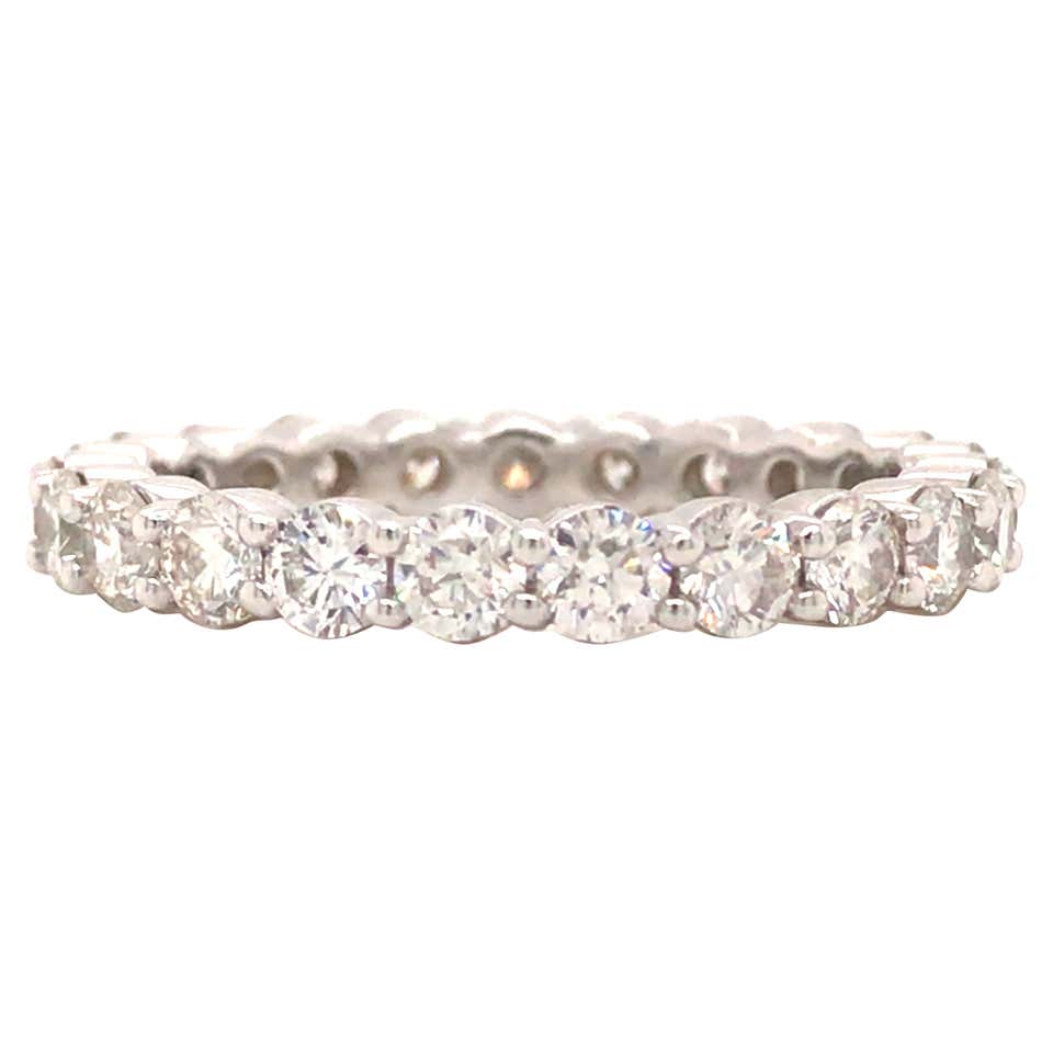 Platinum Marquise Diamond Eternity Band For Sale at 1stDibs