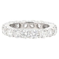 4.50 Carat Round Cut Diamonds Wedding Band