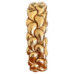 Solid Bangle Bracelet Chopard 18 K Yellow Gold Casmir