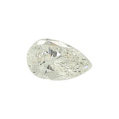 GIA 5.43 Cts Pear Shape H Vvs1 Natural Diamond Gia #1142600984