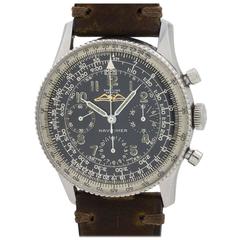 Breitling Stainless Steel Navitimer Wristwatch Ref 806