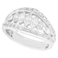 1930s 2.38 Carat Diamond and Platinum Engagment Ring