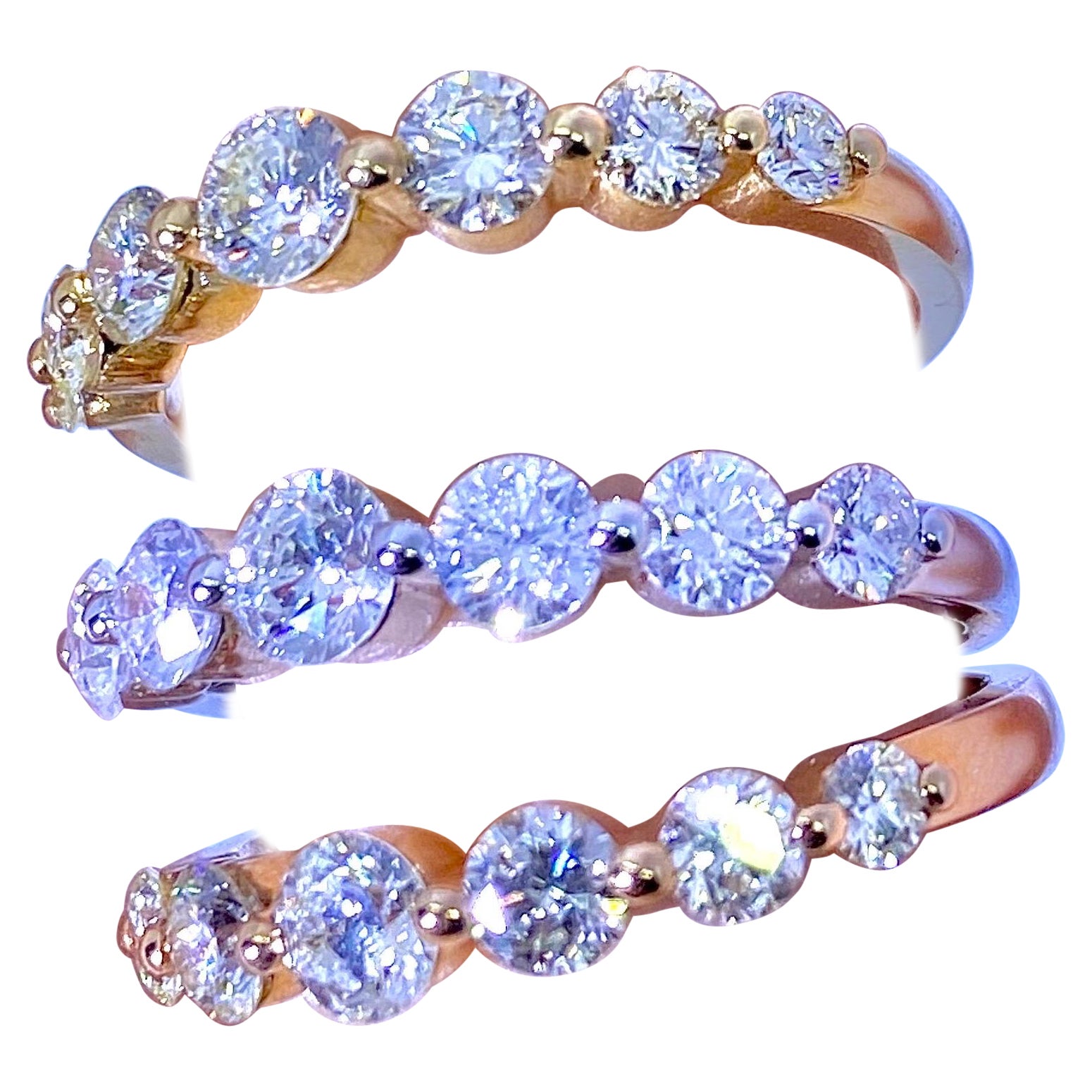 18K diamond ring  For Sale