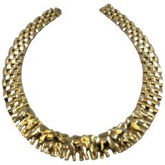 Cartier Gold Jumbo Elephant Necklace