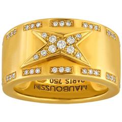 Mauboussin Etoile Divine Gold Band Ring 6