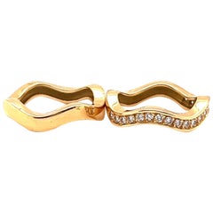 Cartier Diamond 18 Karat Gold Ring Set