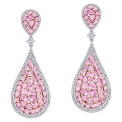 Emilio Jewelry Boucles d'oreilles en diamants roses naturels 