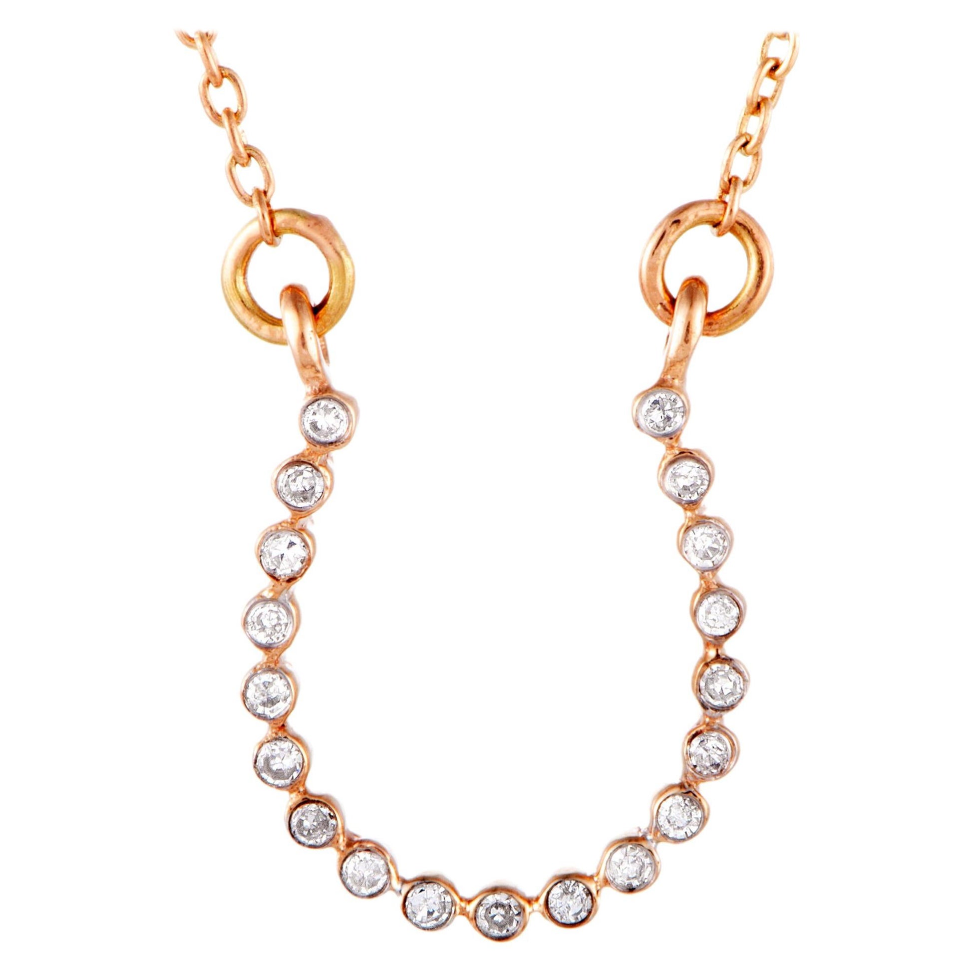 Victorian Rose Cut Diamond Sapphire Horseshoe Pendant Necklace For Sale at 1stDibs