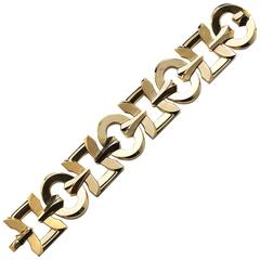 Retro Gucci Gold Link Bracelet