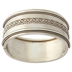 Antique Victorian Bangle with Beautiful Wirework Detailing