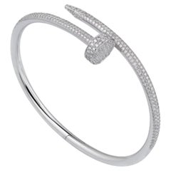 Cartier Juste Un Clou Diamantarmband aus 18 Karat Weißgold